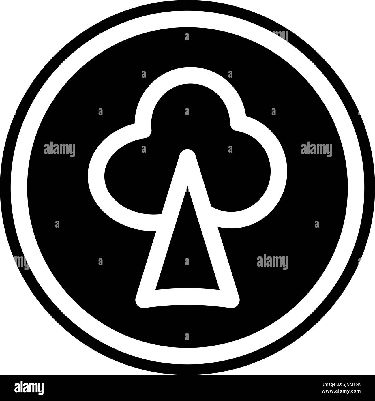 Spring season tree icon Stock Vector Image & Art - Alamy