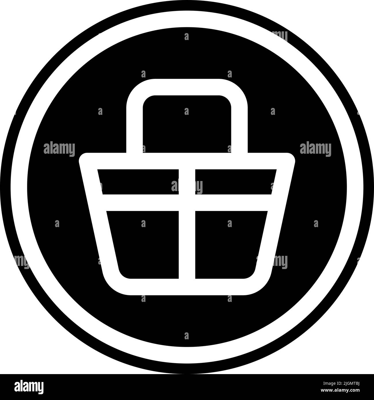 Spring season picnic basket icon Stock Vector Image & Art - Alamy