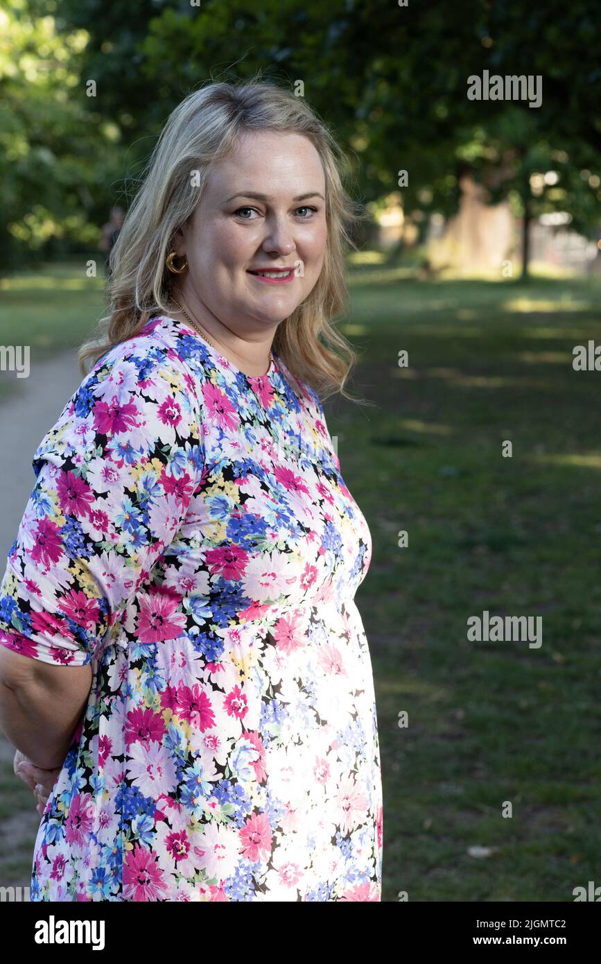 Actress and Writer Philippa Dunne known for The Nevers (2021), This Is Going to Hurt (2022) and The Bright Side (2020), Motherland, Derry Girls She is Stock Photo