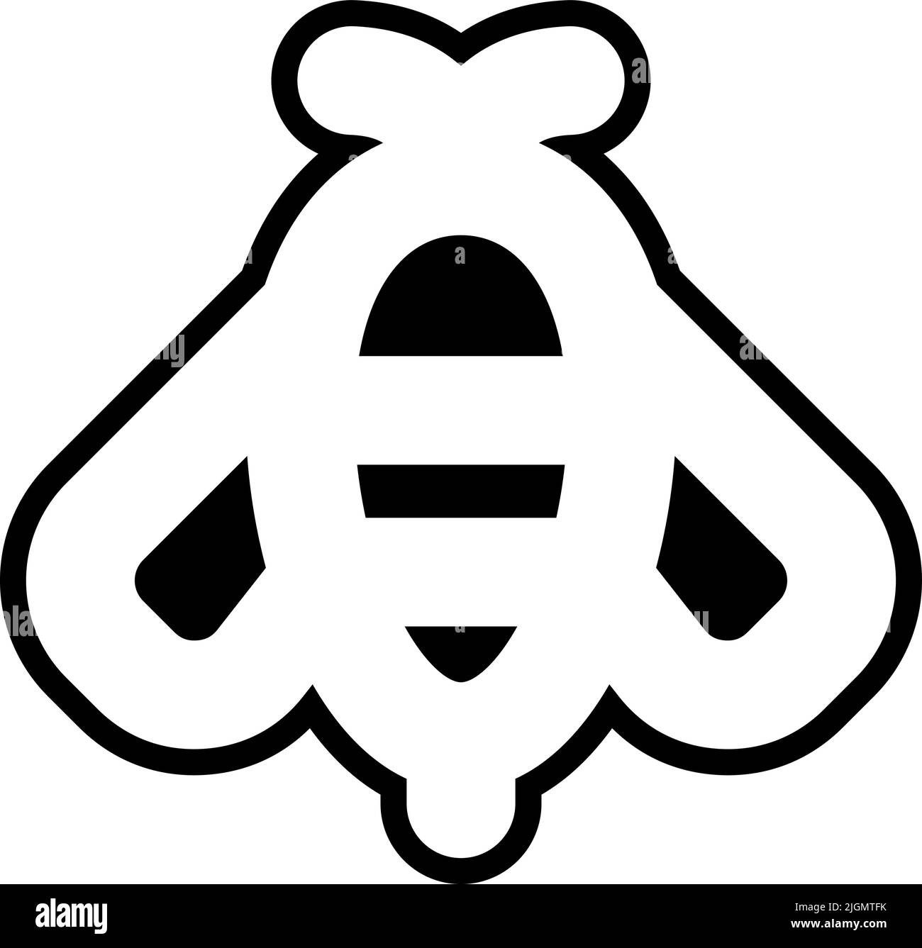 Tree spring blossom bee Stock Vector Images - Alamy