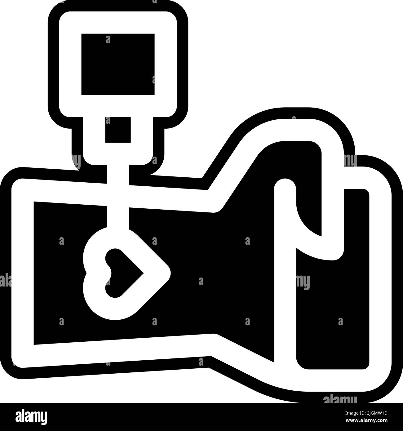 Tattoo studio tattoo icon . Stock Vector