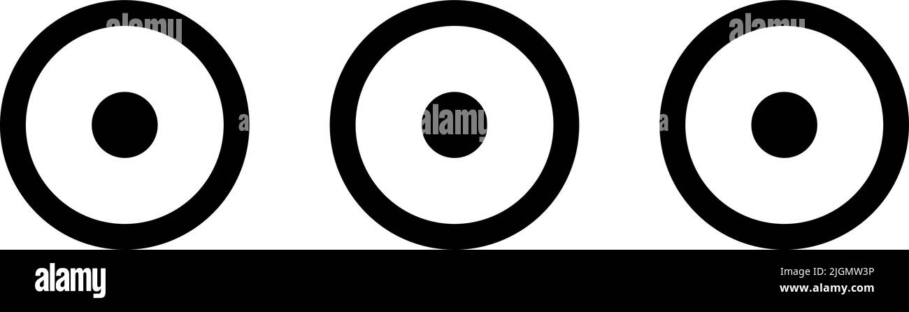 Ui more icon . Stock Vector