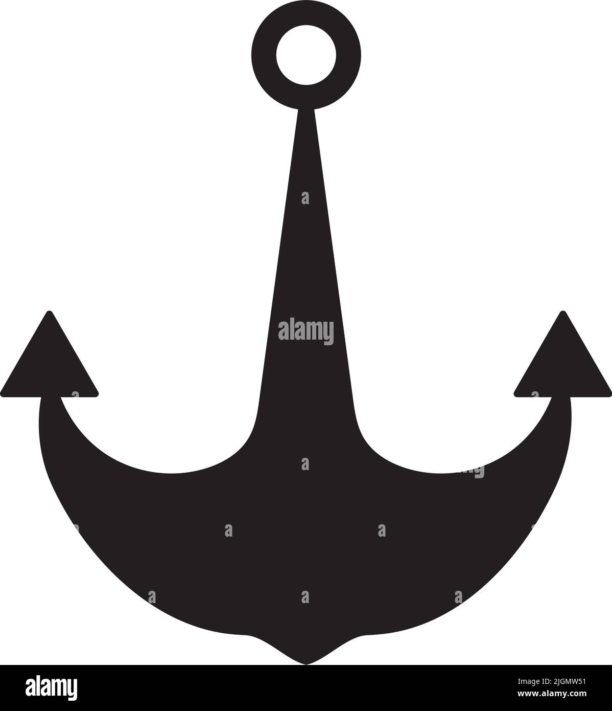 black anchor icon Stock Vector Image & Art - Alamy