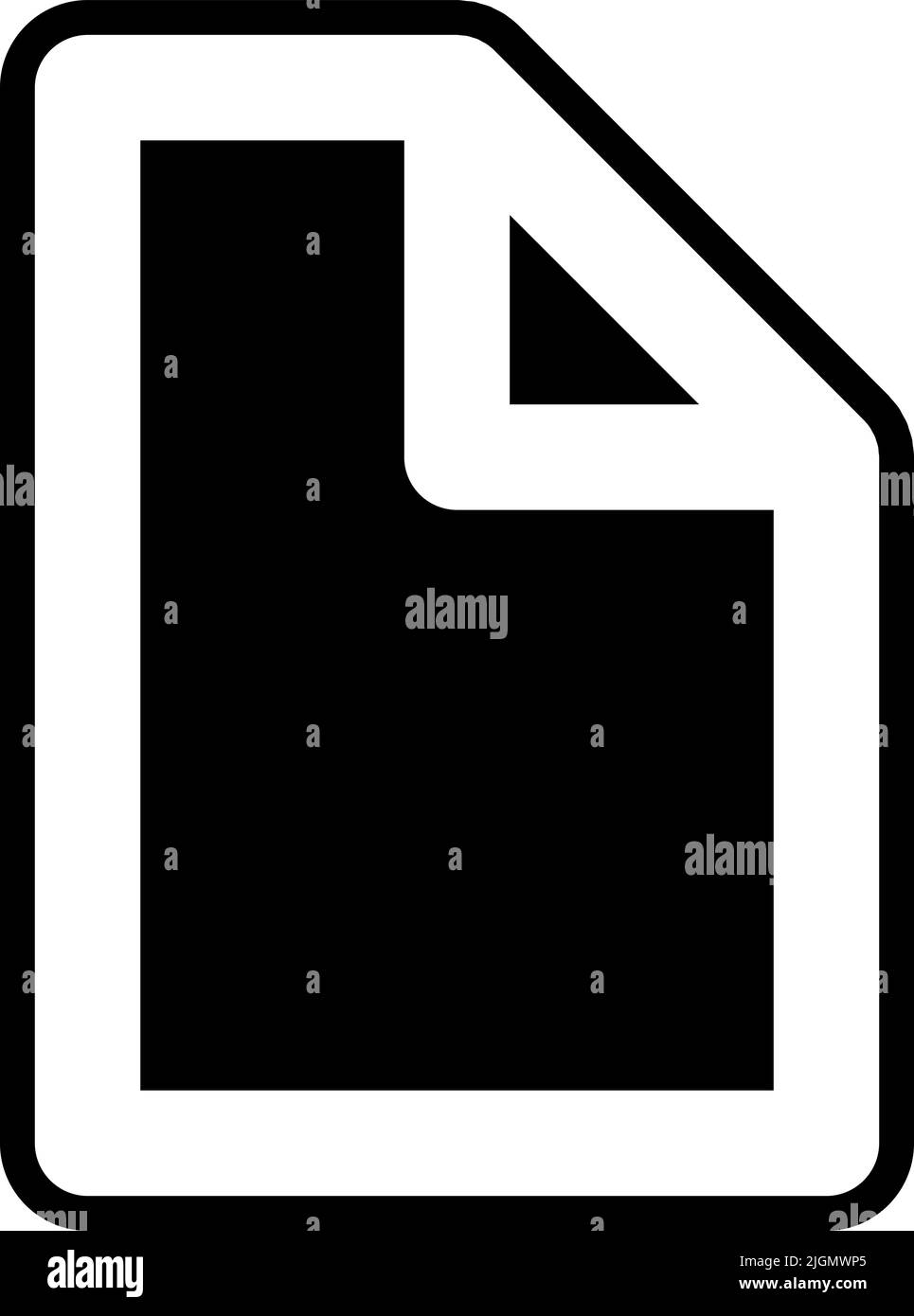 User interface new page icon . Stock Vector