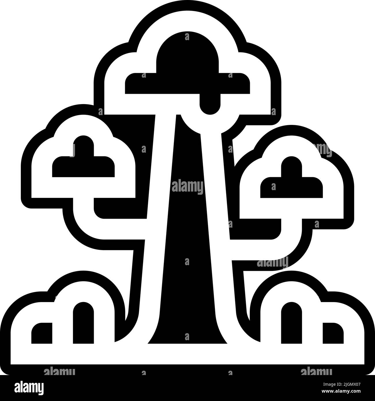 Wildlife sequoia icon Stock Vector Image & Art - Alamy
