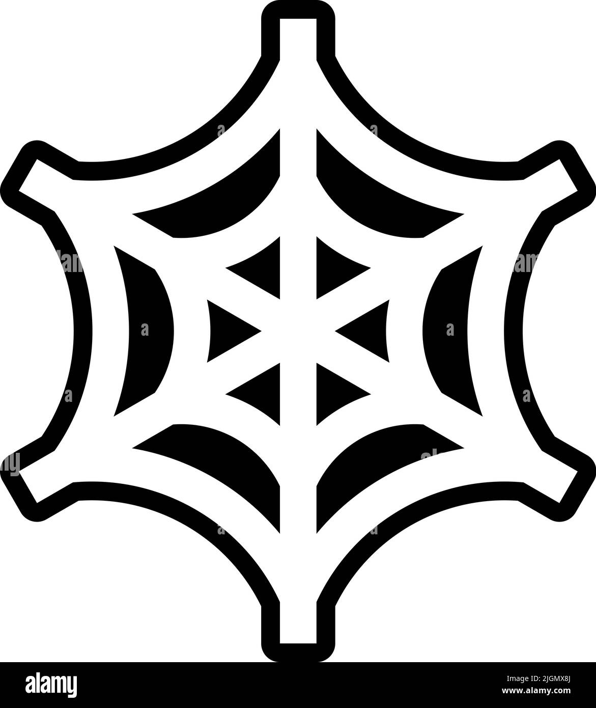 Wildlife cobweb icon . Stock Vector