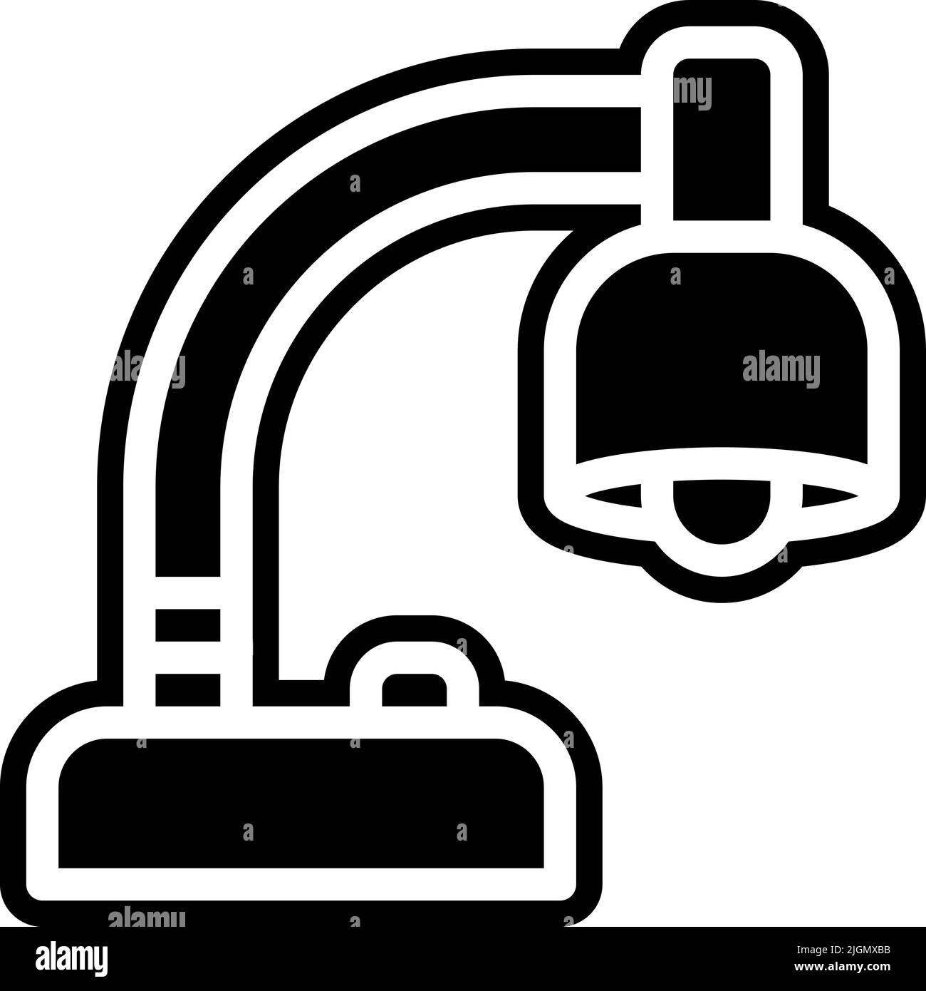 Work from home desk lamp icon Stock Vector Image & Art Alamy