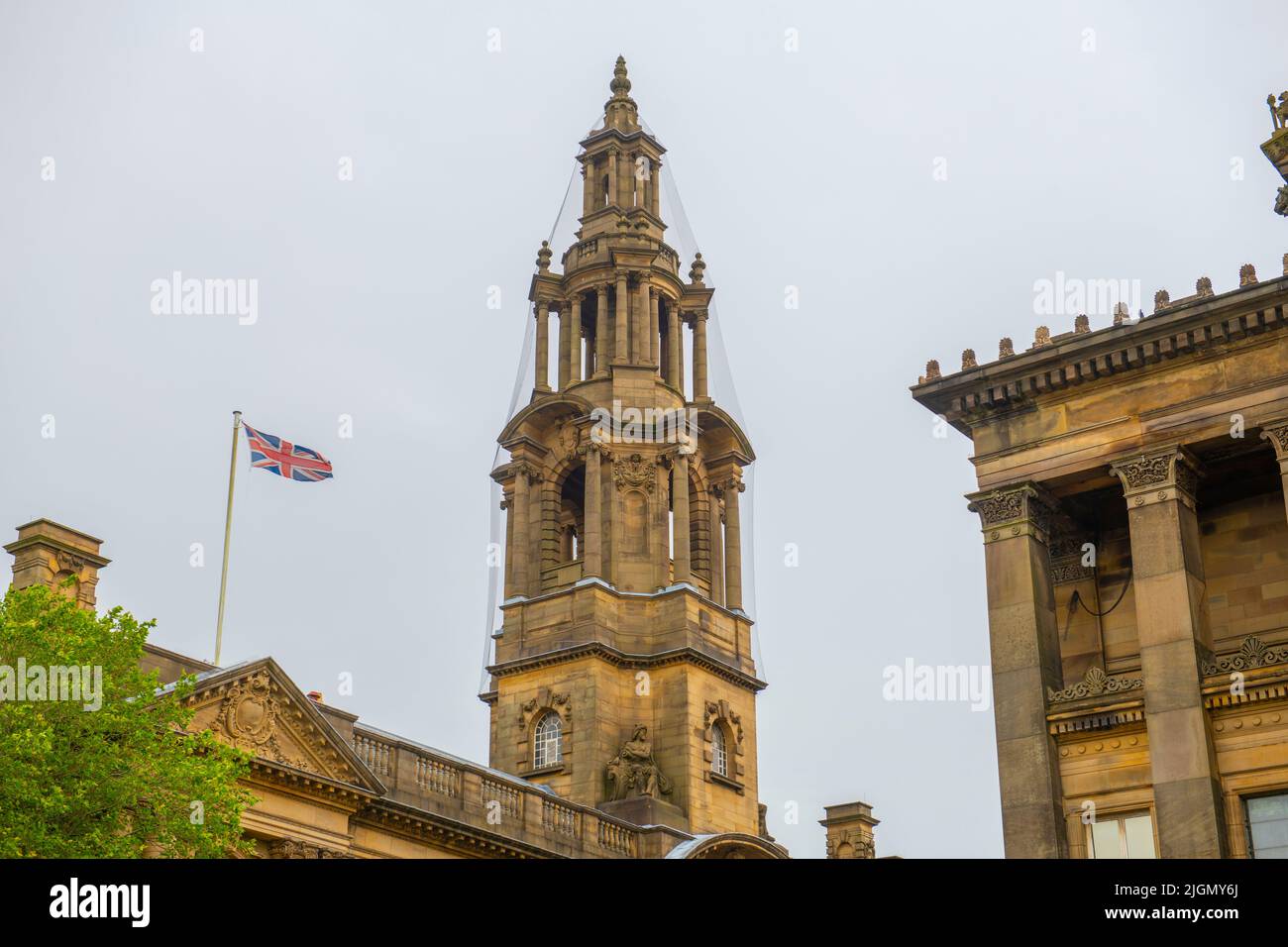 Sessions House is a courthouse on Harris Street at Preston Flag Market in historic city centre of Preston, Lancashire, UK. Stock Photo