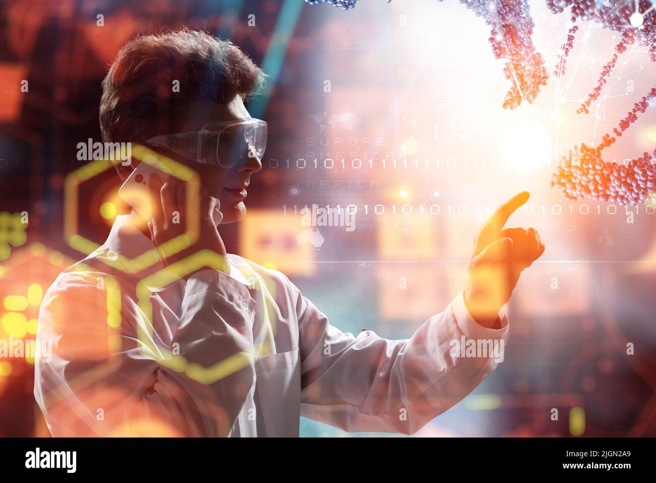 Innovative technologies in science and medicine Stock Photo - Alamy
