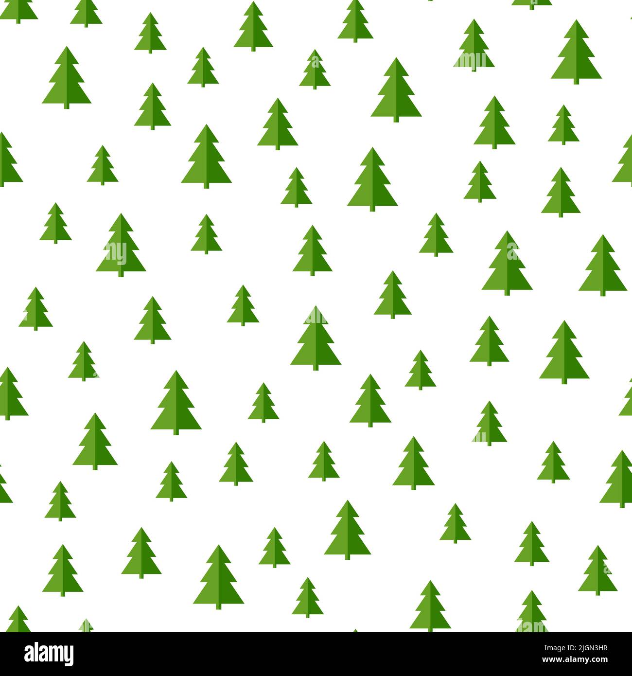 Seamless pattern with christmas trees Stock Vector