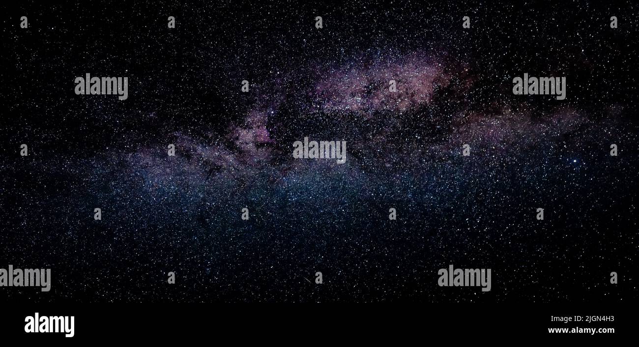 Milky Way in the night sky Stock Photo - Alamy