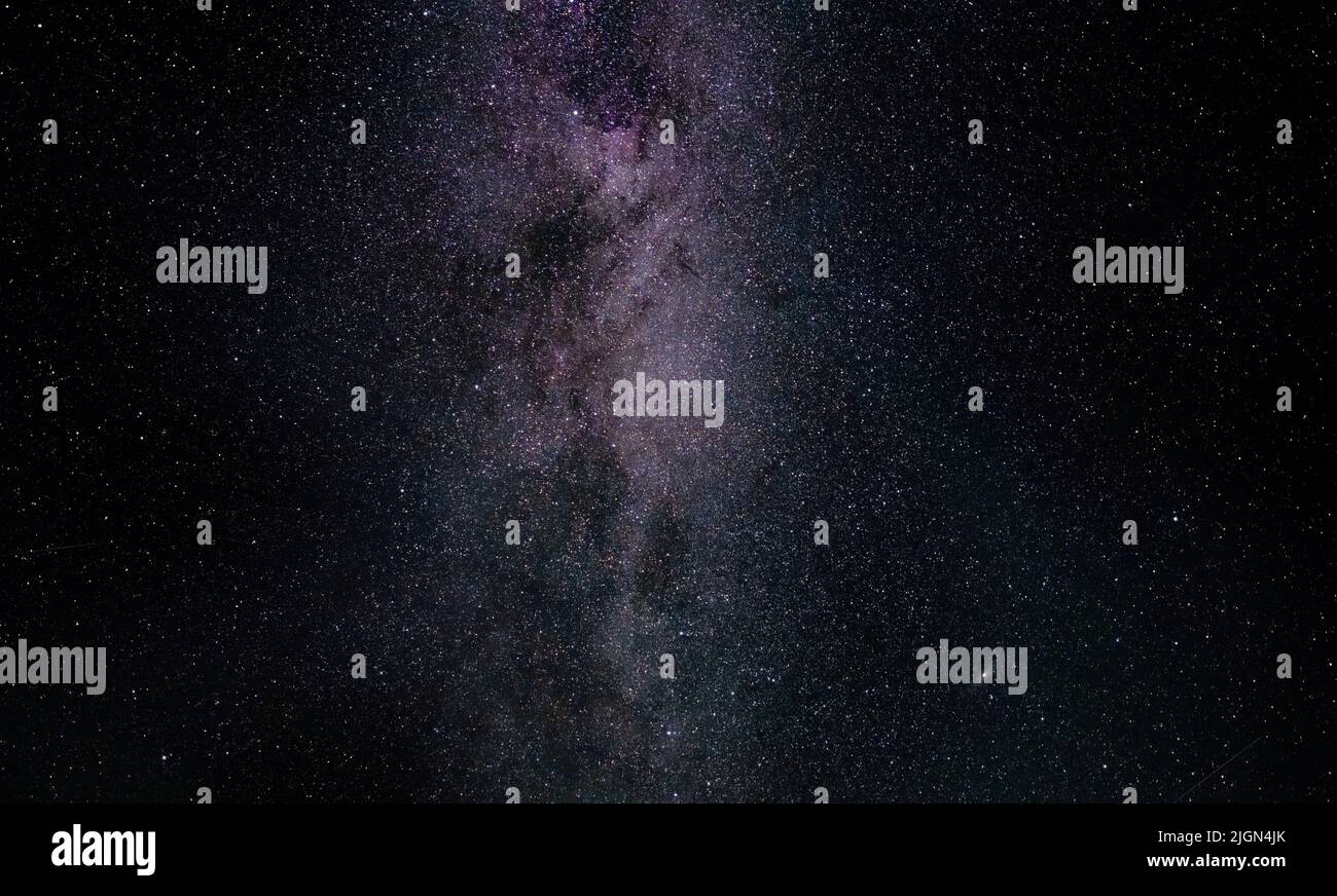 Milky Way in the night sky Stock Photo - Alamy