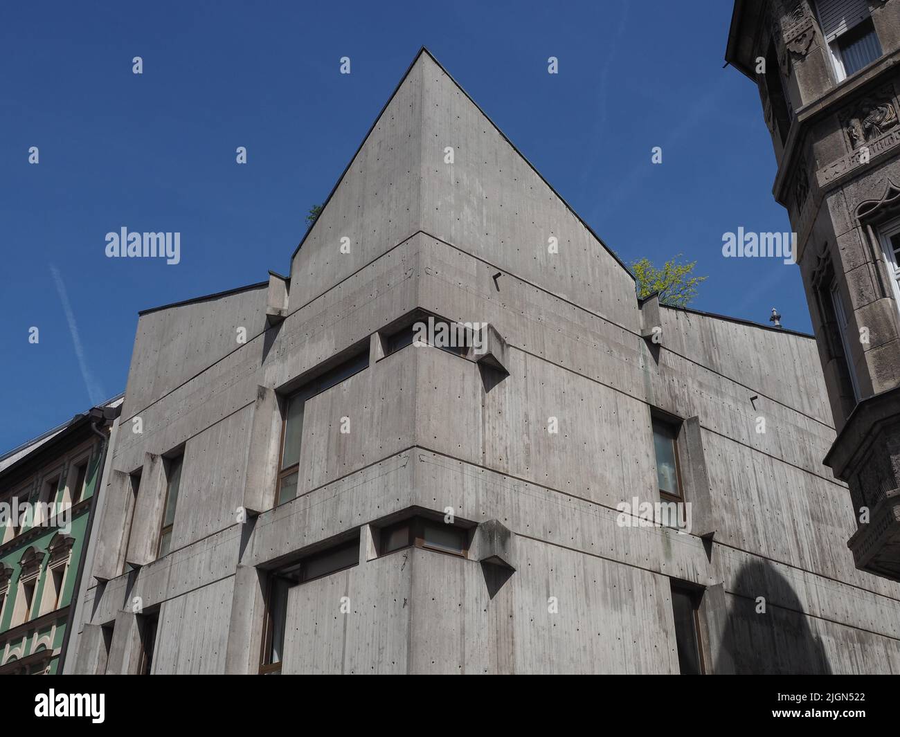 REGENSBURG, GERMANY - CIRCA JUNE 2022: Schreiner Building by architect ...