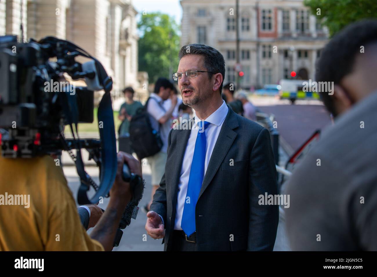 London, England, UK. 11th July, 2022. Conservative Member of Parliament STEVE BAKER is seen in Westminster. (Credit Image: © Tayfun Salci/ZUMA Press Wire) Stock Photo