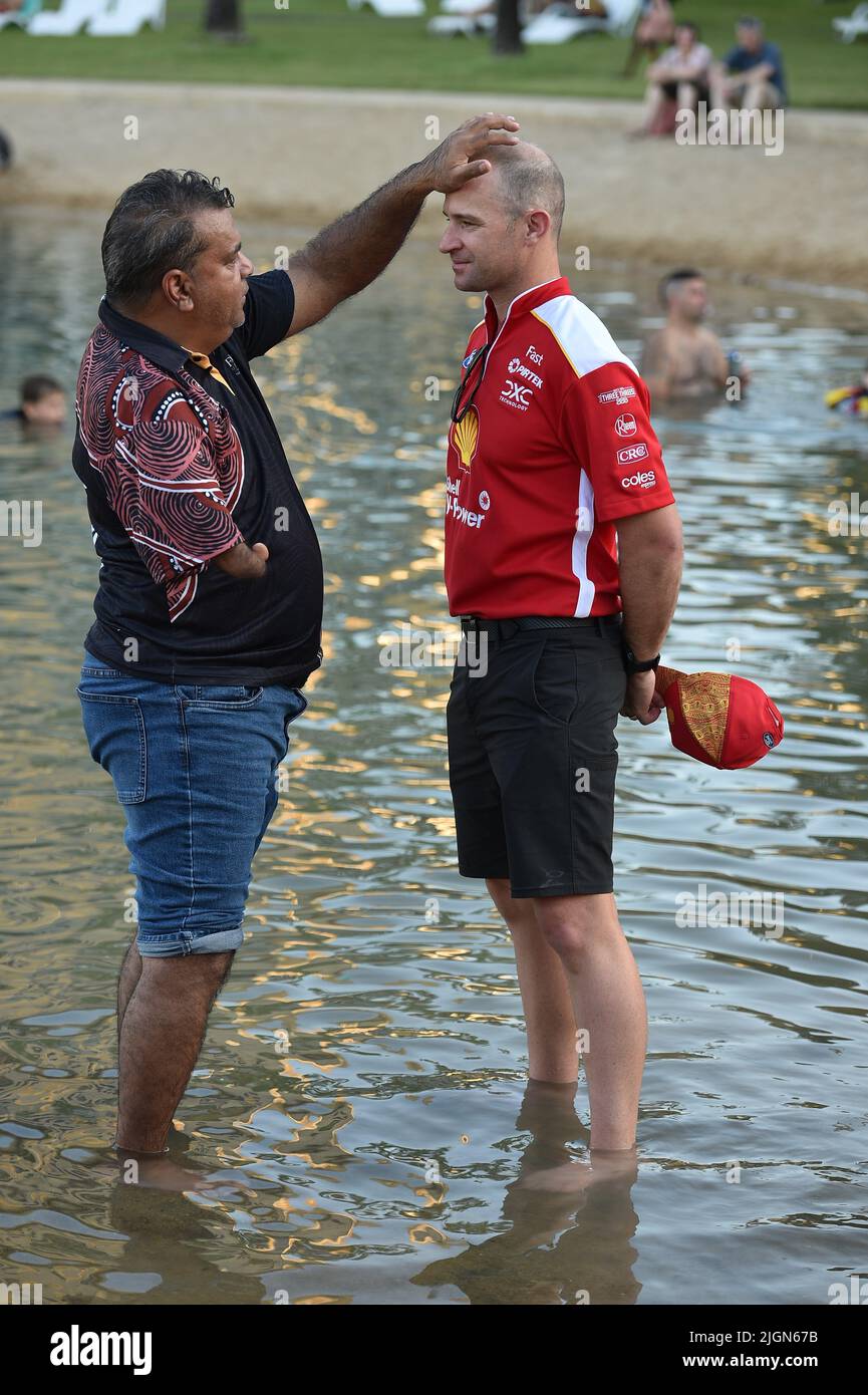 Darwin, Australia. 16 June, 2022. Pictured, Will Davison, Shell VPower