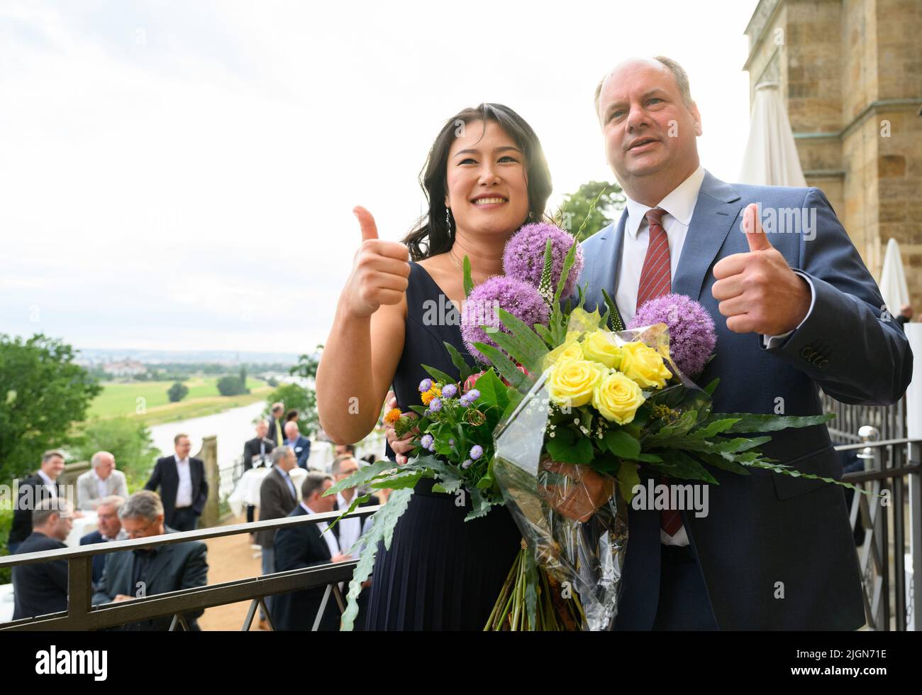Dresden, Germany. 10th July, 2022. Dirk Hilbert (FDP), the city's mayor
