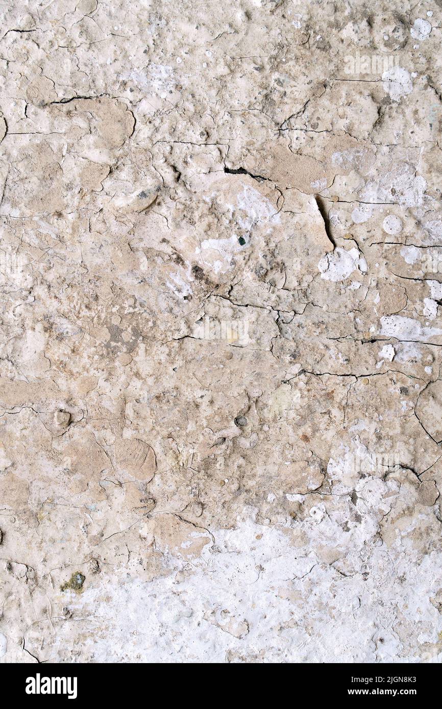Peeling paint on the wall. Abstract background Stock Photo