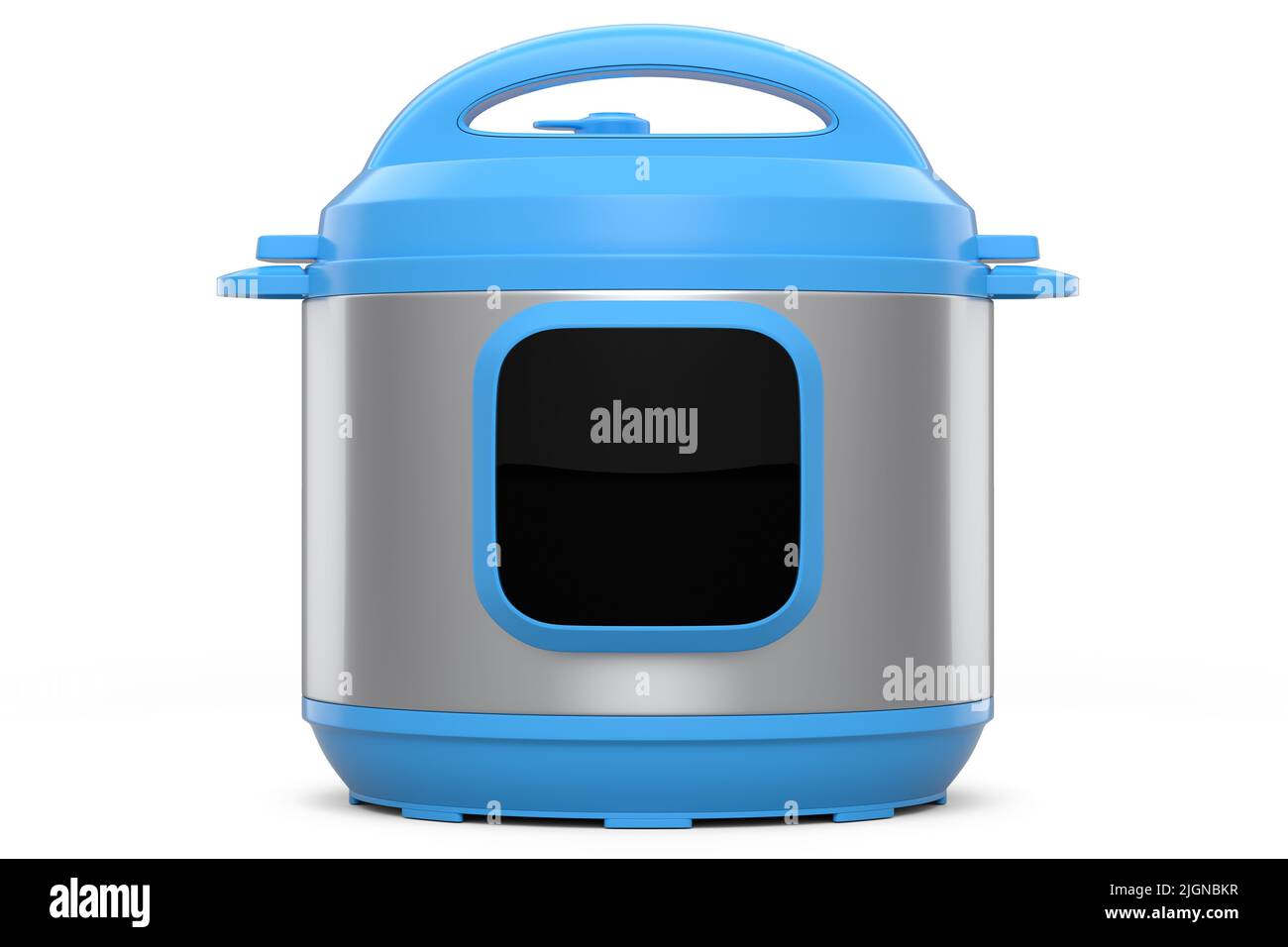 Electric multi cooker isolated on white background. 3d render of ...