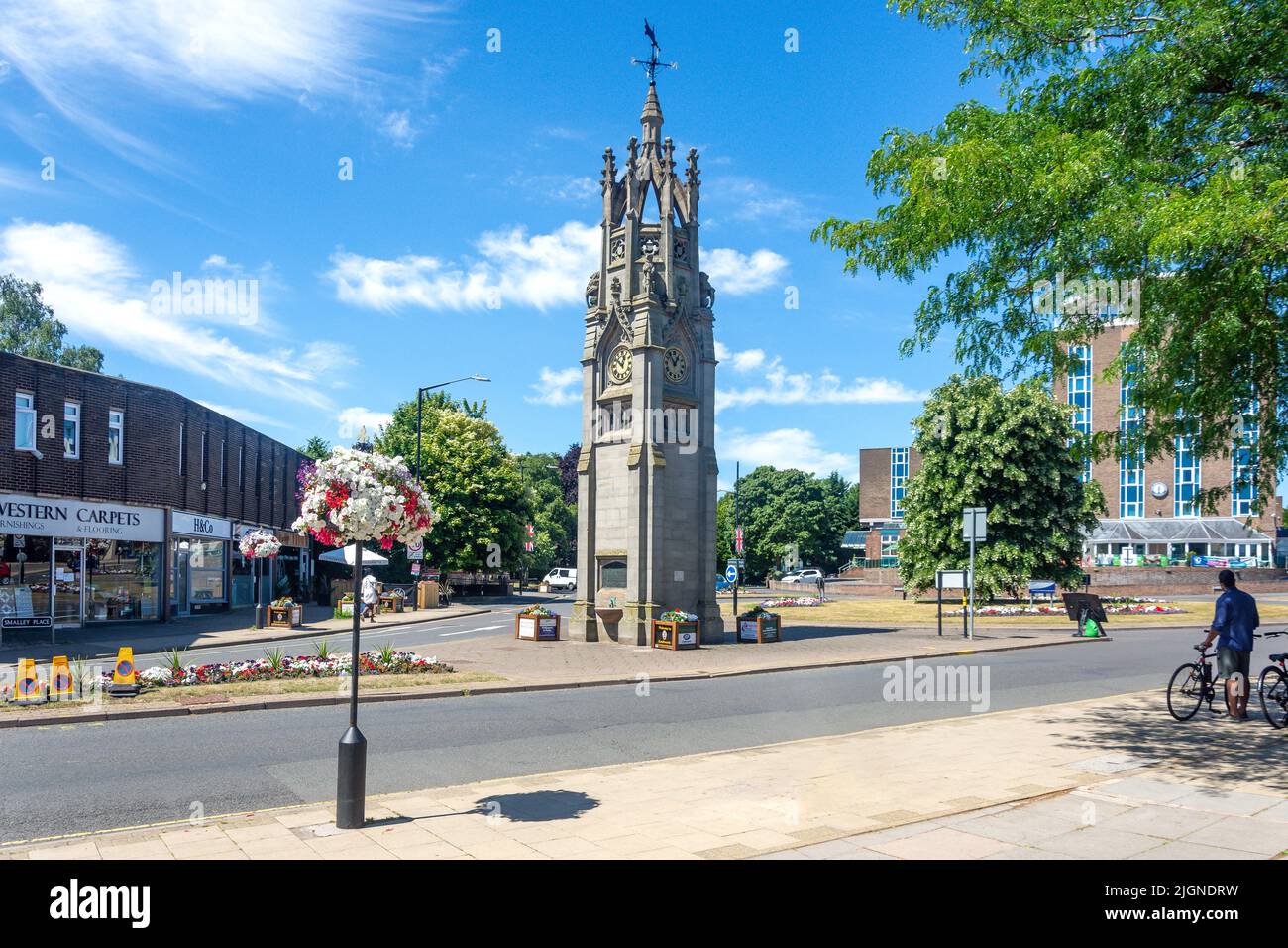 Kenilworth Clock Tower, The Square, Kenilworth, Warwickshire, England