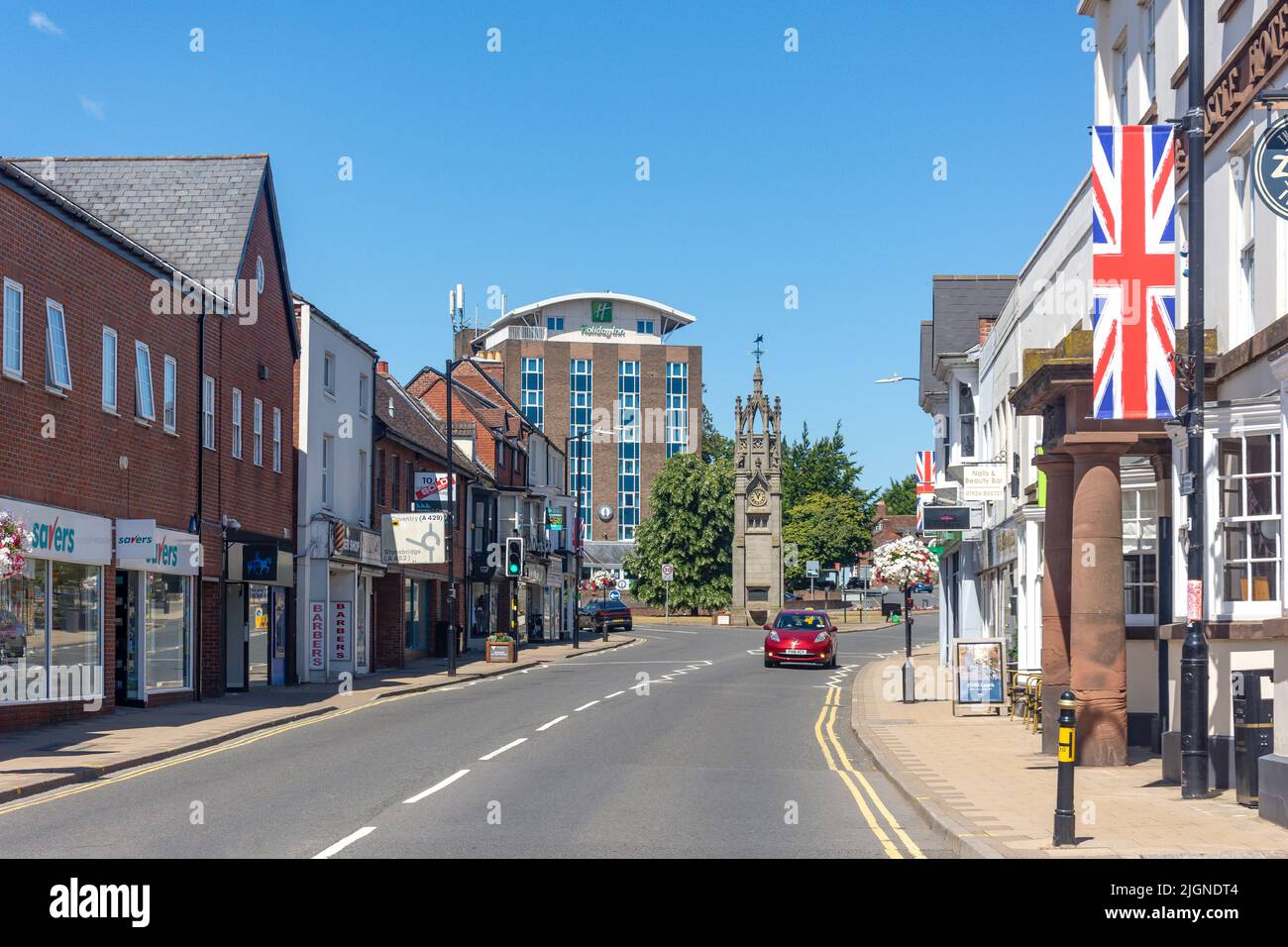 Kenilworth Clock Tower from Warwick Road, Kenilworth, Warwickshire