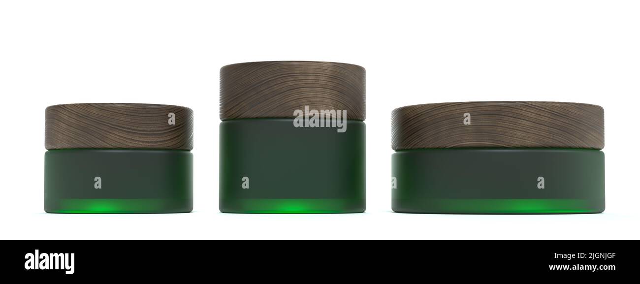 Wooden lid jars Cut Out Stock Images & Pictures - Alamy