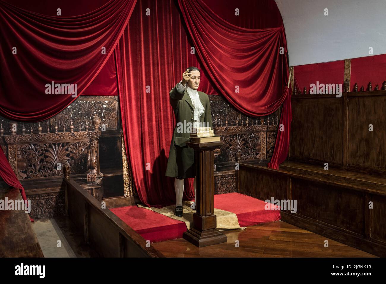 Wax museum, Quito, Ecuador, Museo Alberto Mena Camaño Stock Photo Alamy