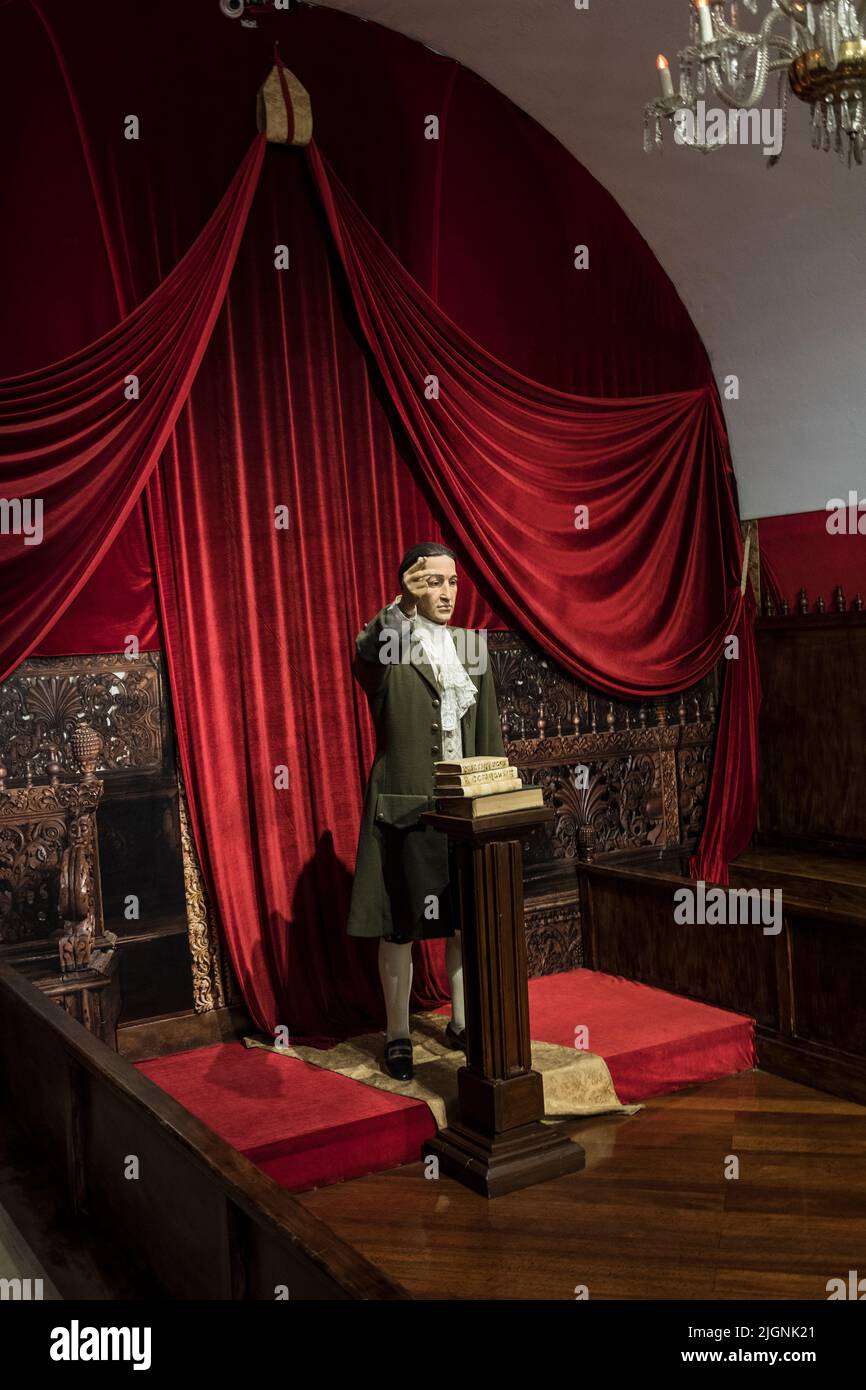 Wax museum, Quito, Ecuador, Museo Alberto Mena Camaño Stock Photo Alamy