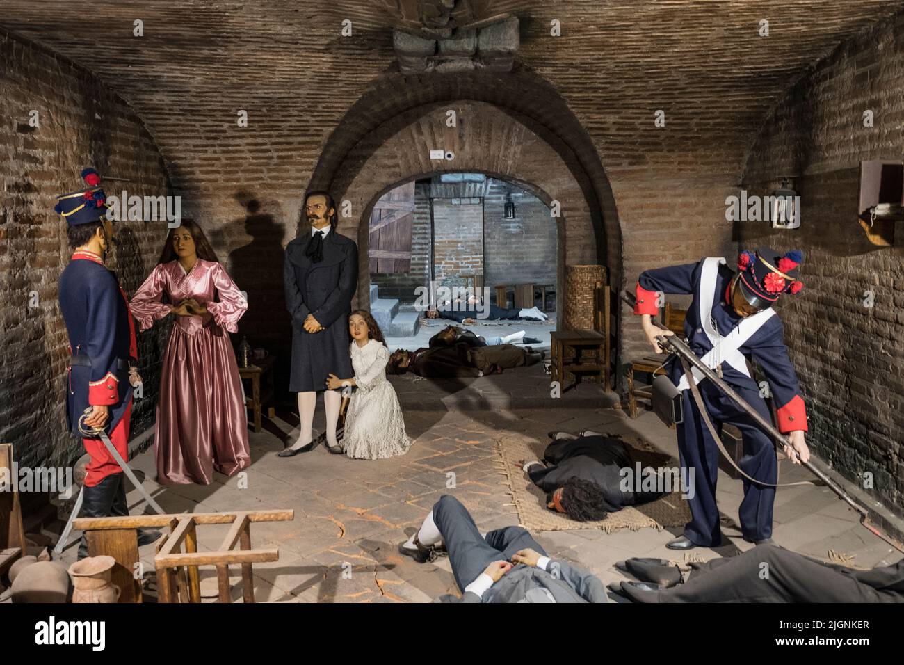 Wax museum, Quito, Ecuador, Museo Alberto Mena Camaño Stock Photo Alamy