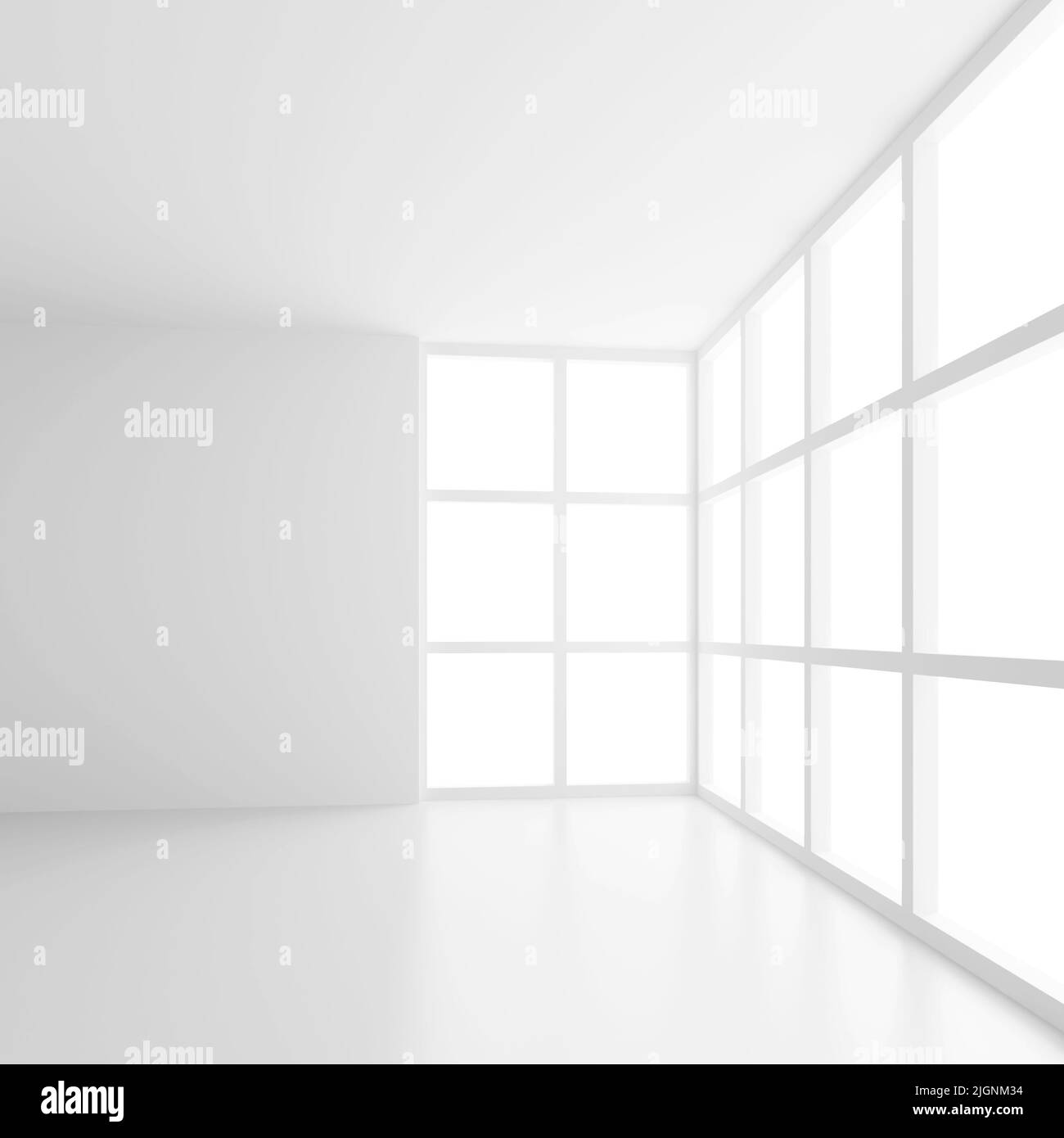 Modern Interior Background. White Empty Room Stock Photo Alamy