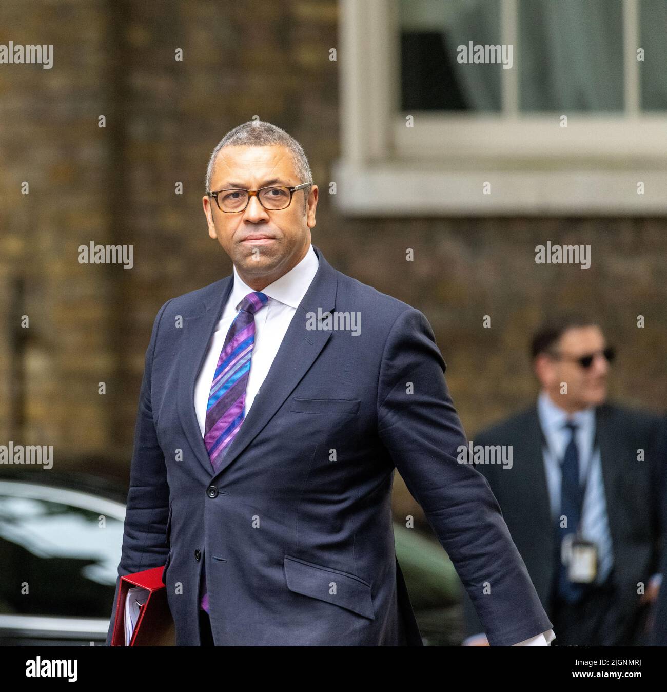 London, UK. 12th July, 2022. James Cleverly, Education Secretary, arrives at a cabinet meeting at 10 Downing Street London. Credit: Ian Davidson/Alamy Live News Stock Photo