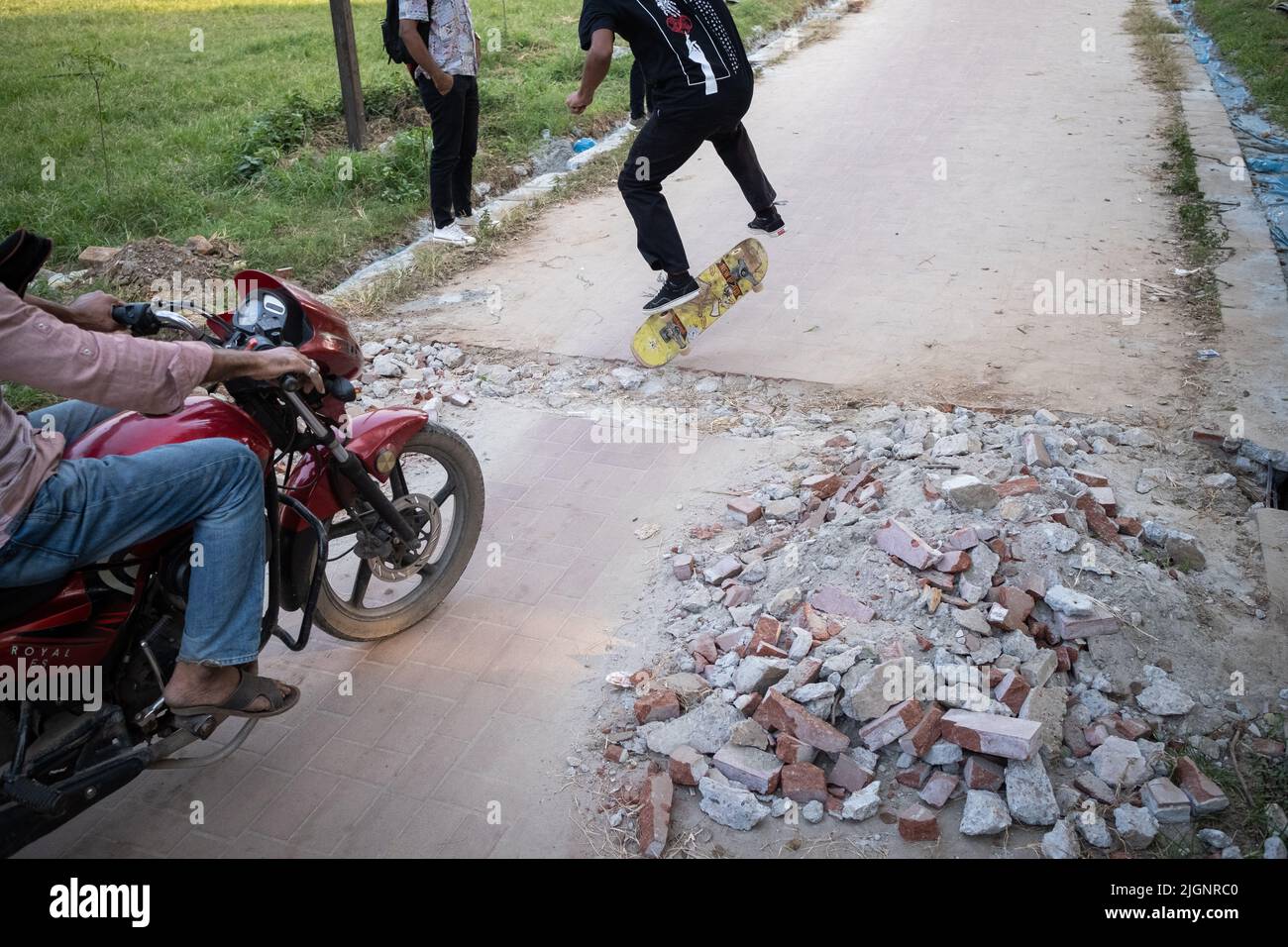 Skateboarding is an action sport originating in the United States that