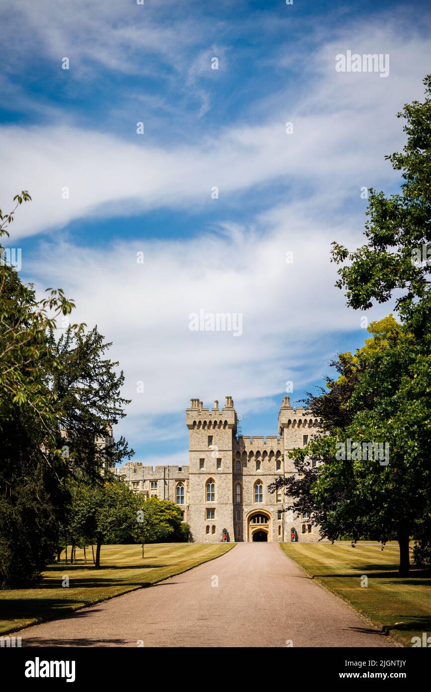 Entrance to Windsor Castle, Berkshire, UK Stock Photo