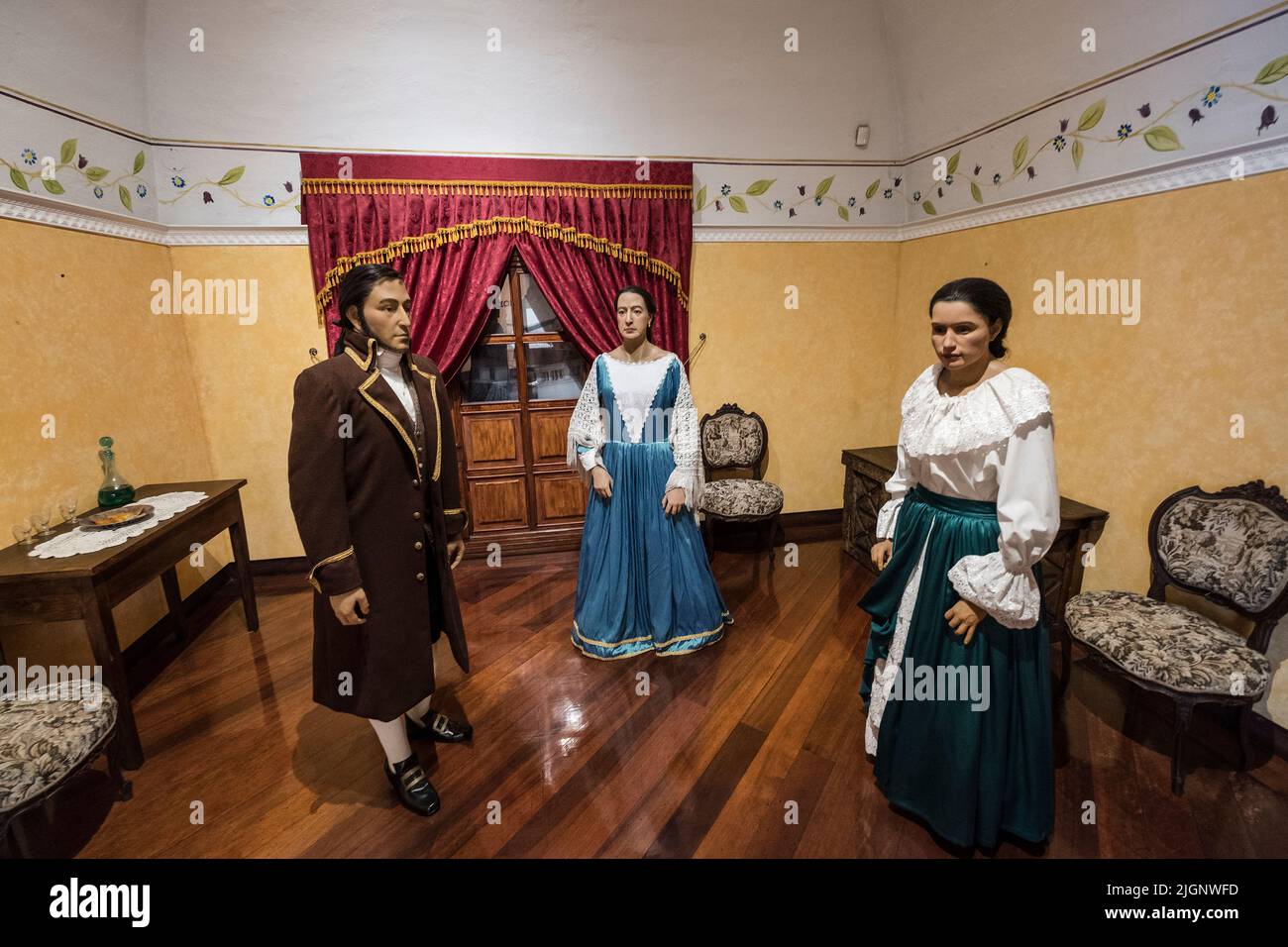 Wax museum, Quito, Ecuador, Museo Alberto Mena Camaño Stock Photo Alamy