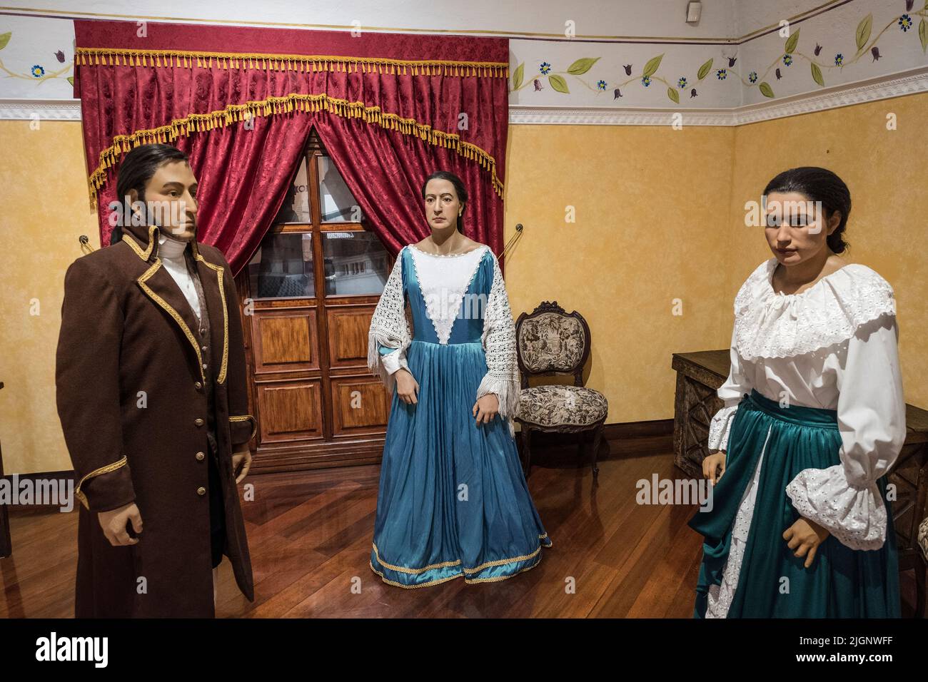 Wax museum, Quito, Ecuador, Museo Alberto Mena Camaño Stock Photo Alamy