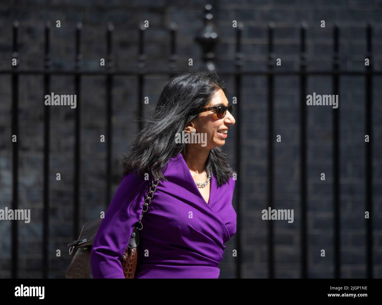Downing Street, London, UK. 12 July 2022. Suella Braverman MP, Attorney General in Downing