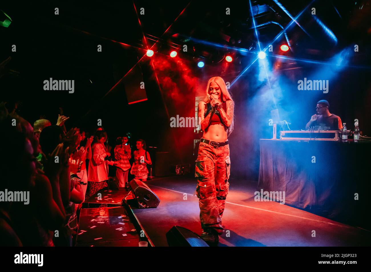 Copenhagen, Denmark. 11th, July 2022. The American rapper Rico Nasty ...
