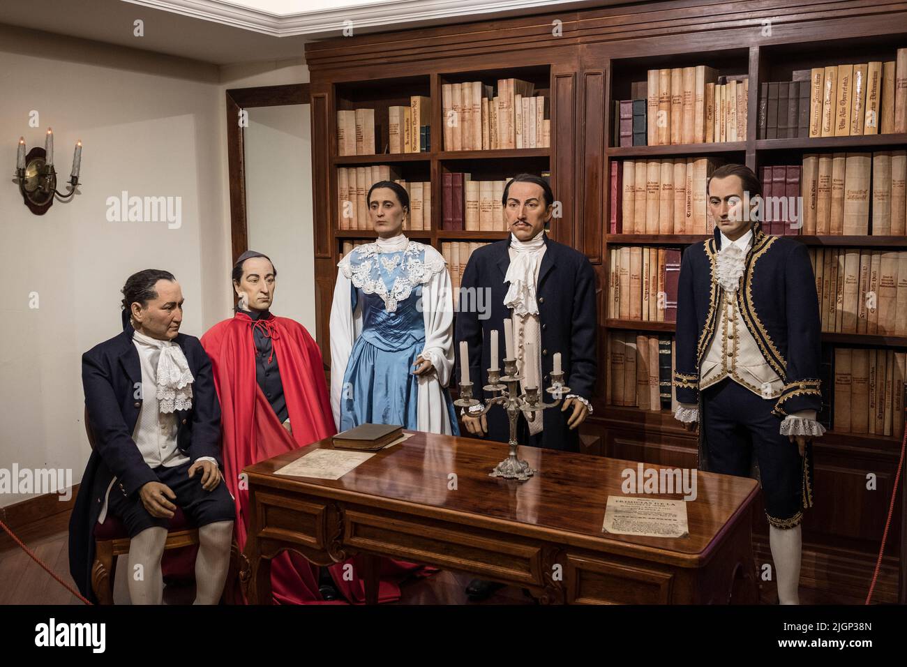 Wax museum, Quito, Ecuador, Museo Alberto Mena Camaño Stock Photo Alamy