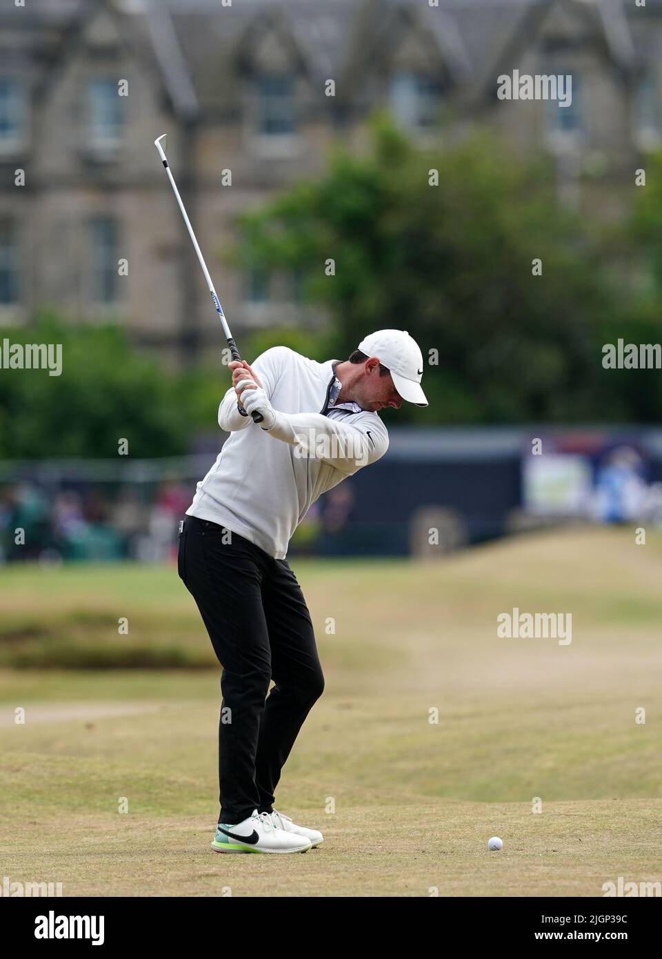 Northern Ireland's Rory McIlroy during practice day three of The Open