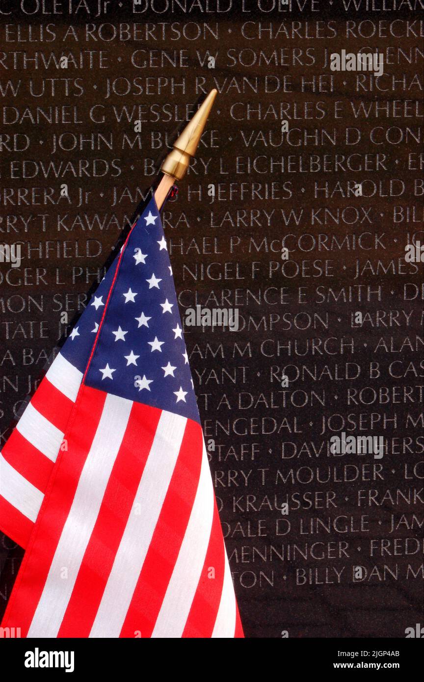 Vietnam Veterans Memorial Stock Photo