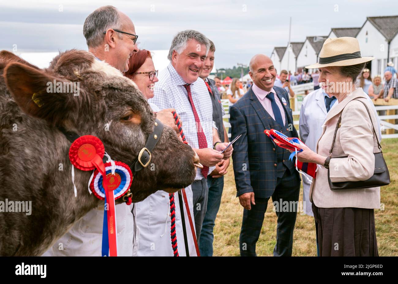 The Princess Royal during a visit to the Great Yorkshire Show at the