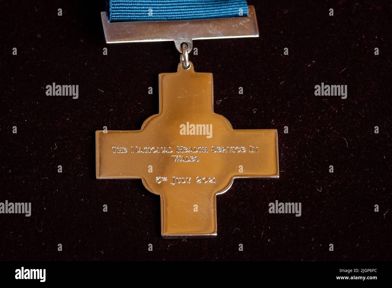 The George Cross for The National Health Service in Wales at Windsor ...