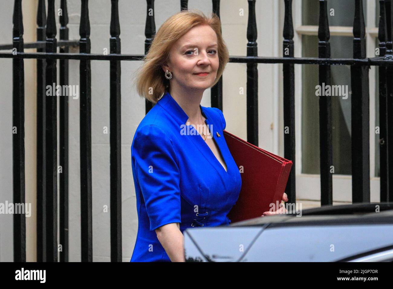 London, UK. 12th July, 2022. Liz Truss, MP, (Elizabeth Truss), Secretary of State for Foreign, Commonwealth and Development Affairs; Minister for Women and Equalities. Ministers attend a cabinet meeting at 10 Downing Street, Westminster, today. Credit: Imageplotter/Alamy Live News Credit: Imageplotter/Alamy Live News Stock Photo