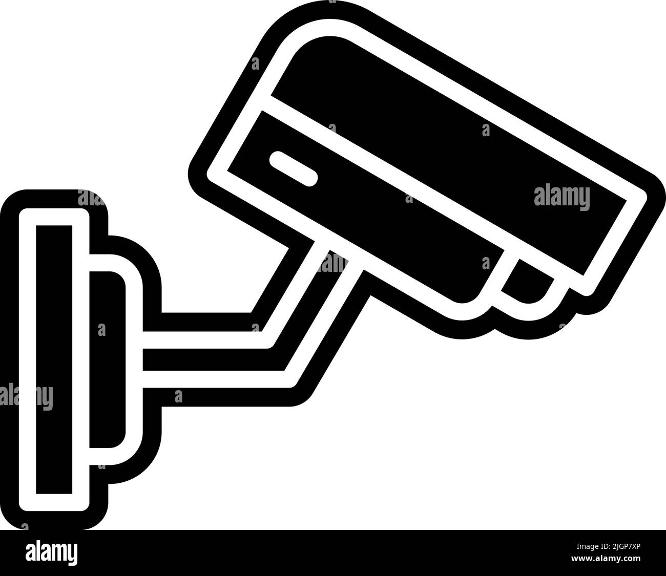 Auction cctv icon . Stock Vector
