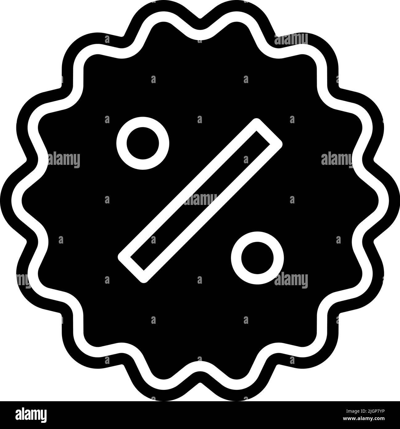 Auction discount icon . Stock Vector