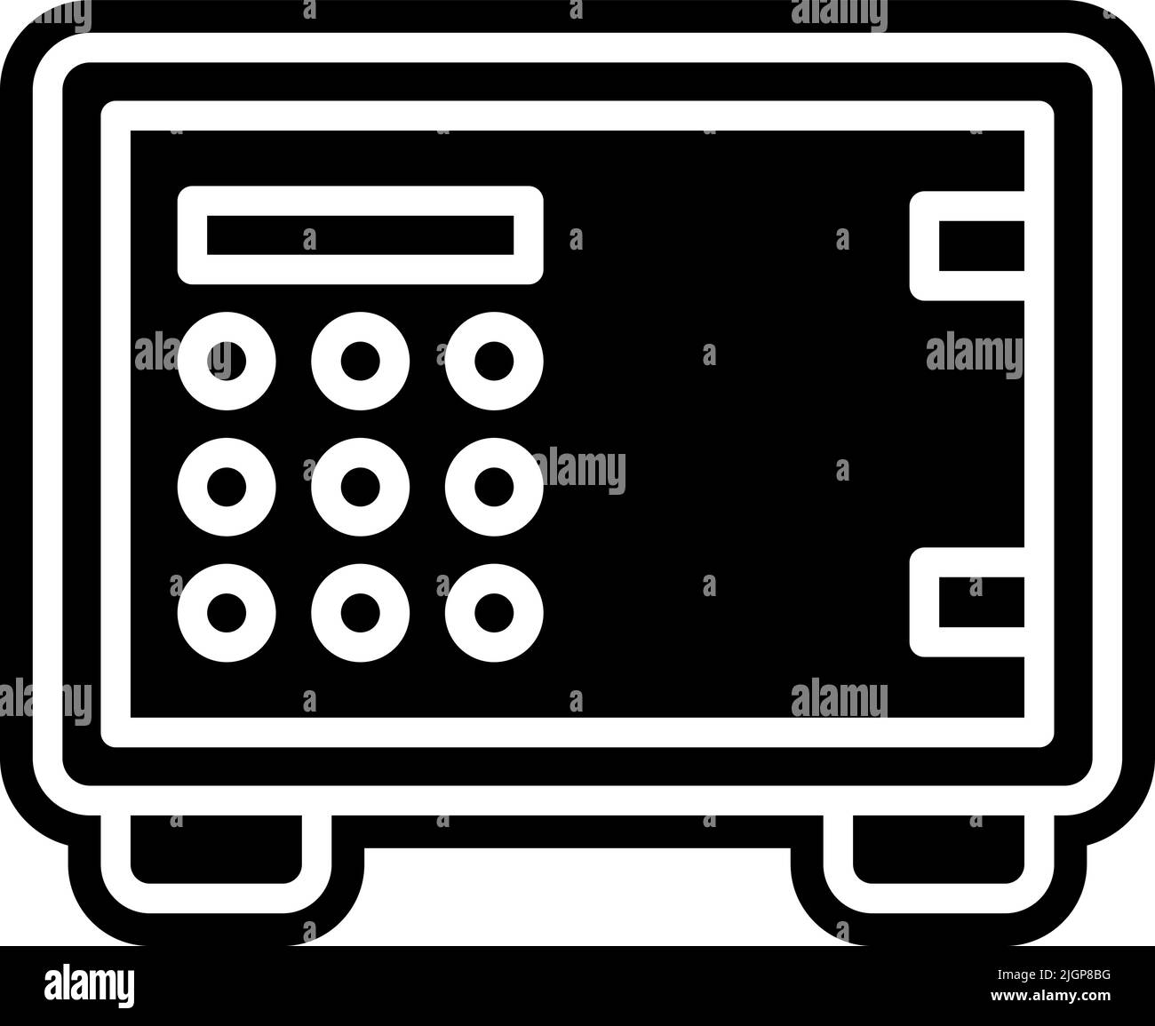 Auction safe box icon Stock Vector Image & Art Alamy