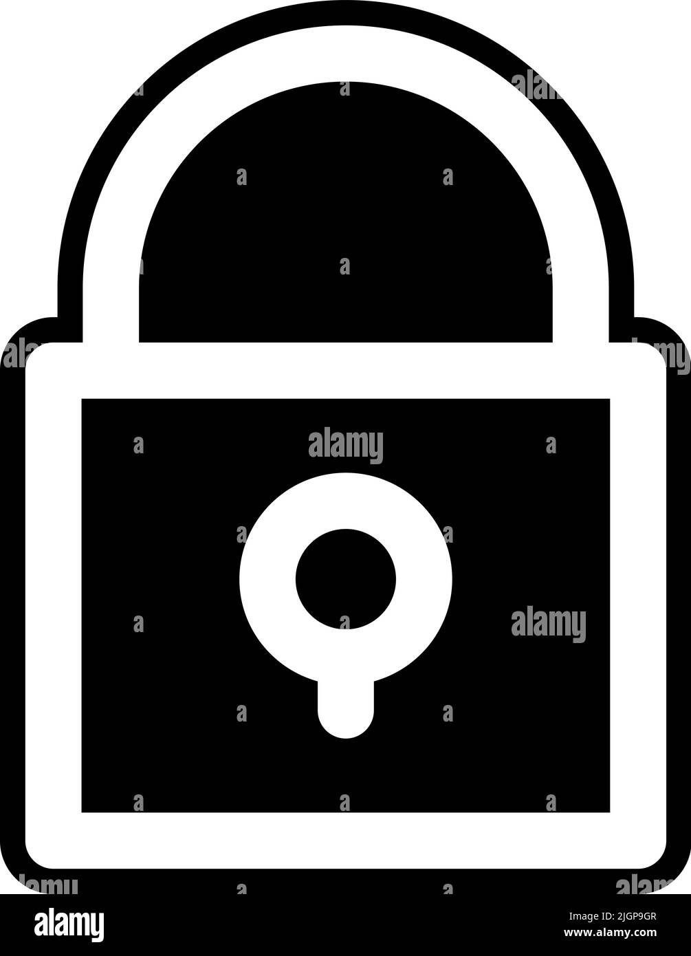 Basic interface lock Black and White Stock Photos & Images - Alamy