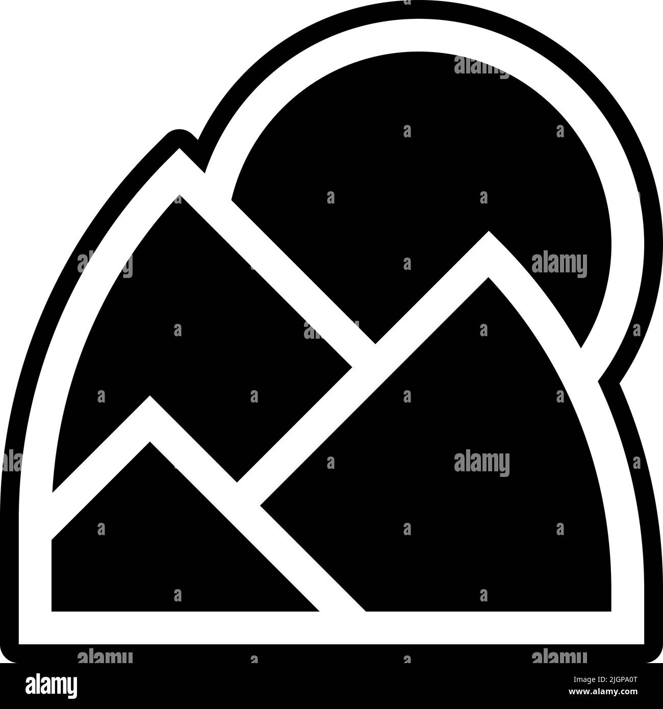 Camping and adventure mountain icon Stock Vector Image & Art - Alamy