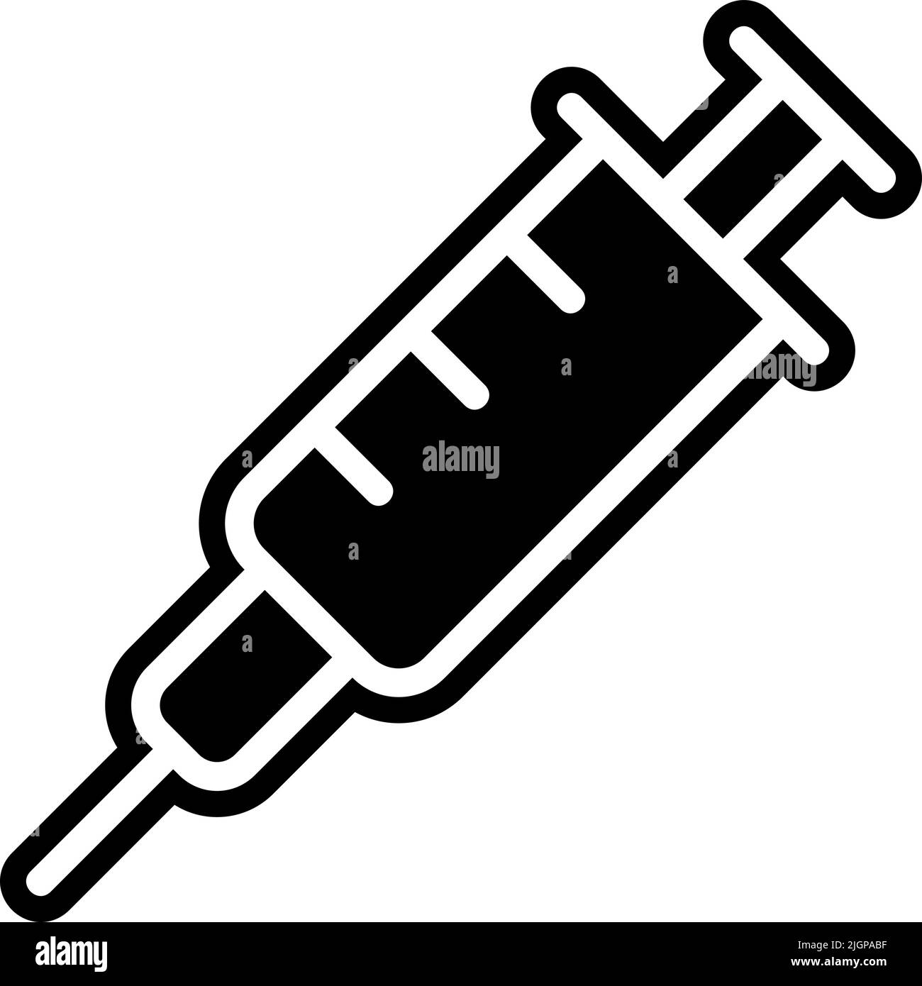 Cats vaccine icon . Stock Vector