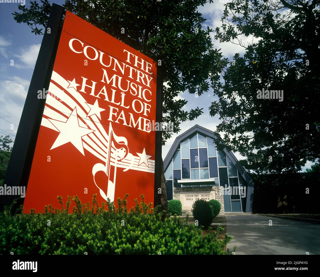 1992 HISTORICAL COUNTRY MUSIC HALL OF FAME MUSIC SQUARE NASHVILLE TENNESSEE USA Stock Photo