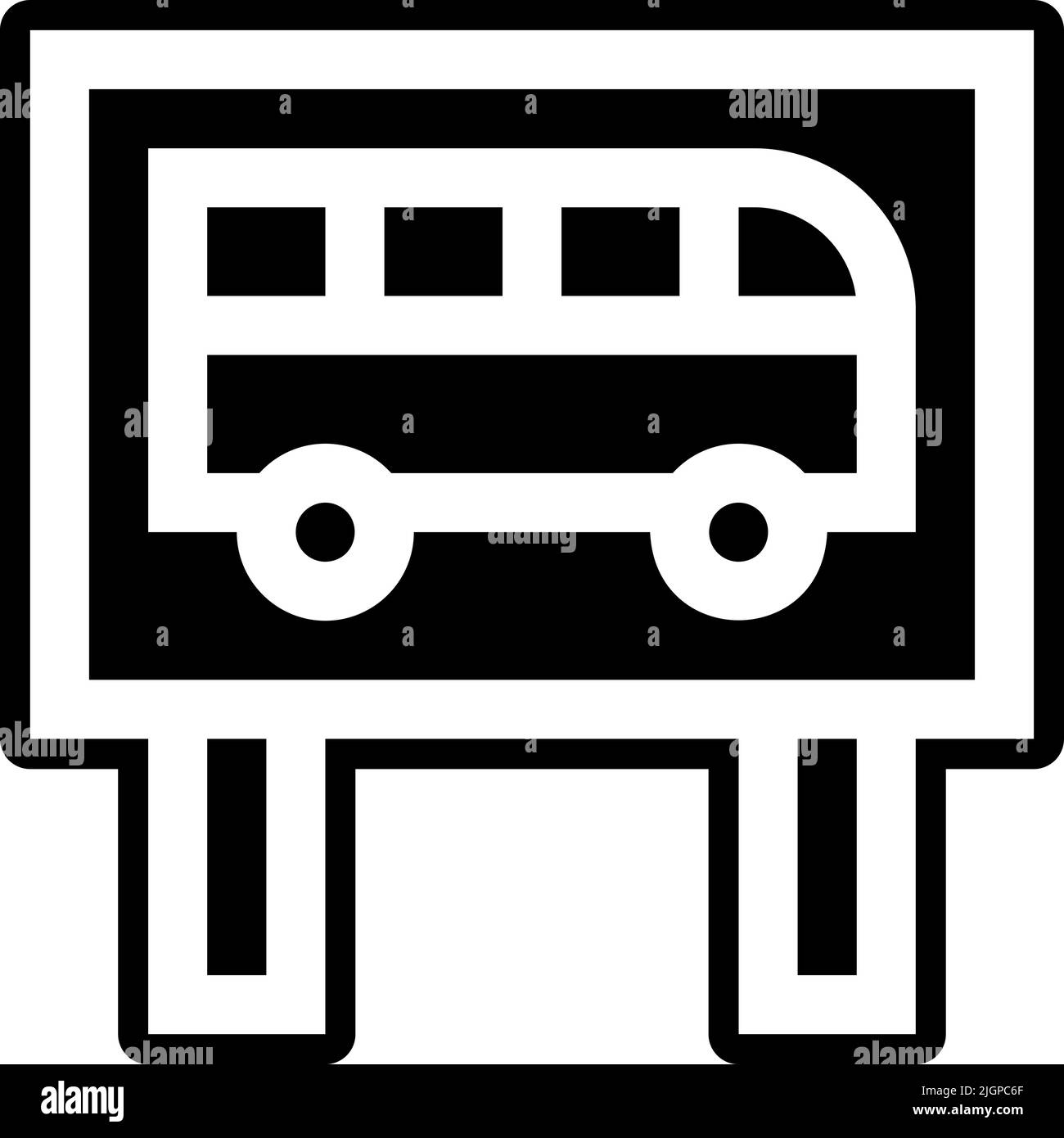 City bus stop icon Stock Vector Image & Art - Alamy